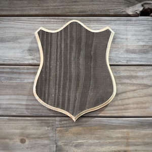 Antler Mount Kit (Badge Plaque) (Instructional Video) Barnwood Plaque