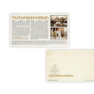Toetanchamon ontdekking - 100 jaar Centenary memorabilia - speciaal geïllustreerde verzamelkaart en envelop door vertrouwde Britse verkoper