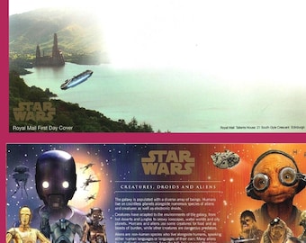 Star Wars LIMITED Edition original GB Postal cover with insert card - NEW