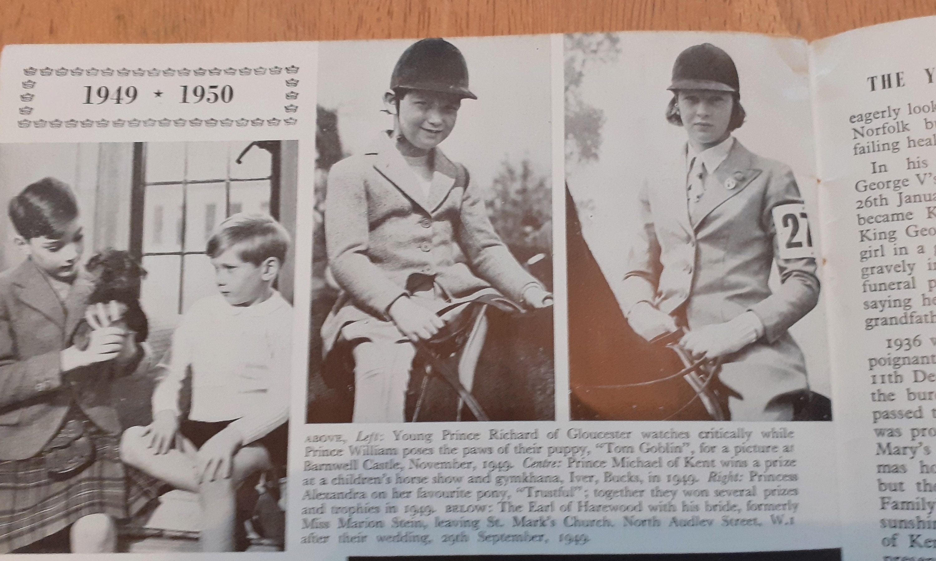 HRH Princess Anne First Souvenir Pictorial Book - 1950 PITKINS ...