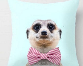 MEERKAT SERGIE cushion cover- - brand new - fast delivery by trusted UK seller