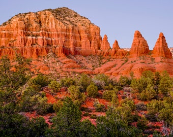 Sedona Sonnenuntergang Fotografie Druck: Arizona Wüstenlandschaft (Digitaler Download)