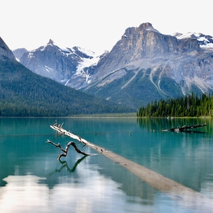 Emerald Lake, Yoho National Park, Lake Landscape, Lake Photo, Lake Wall Art, Lake Image, Mountain Photo, Scenic Lake, DIGITAL DOWNLOAD