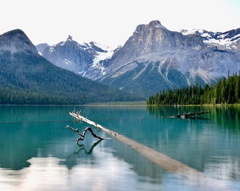 Emerald Lake, Yoho Nationalpark Druck: Berglandschaft (Digitaler Download)