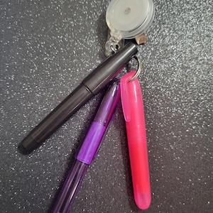 Sharpie/Pen/Highlighter set for Badge/Keychain Accessory