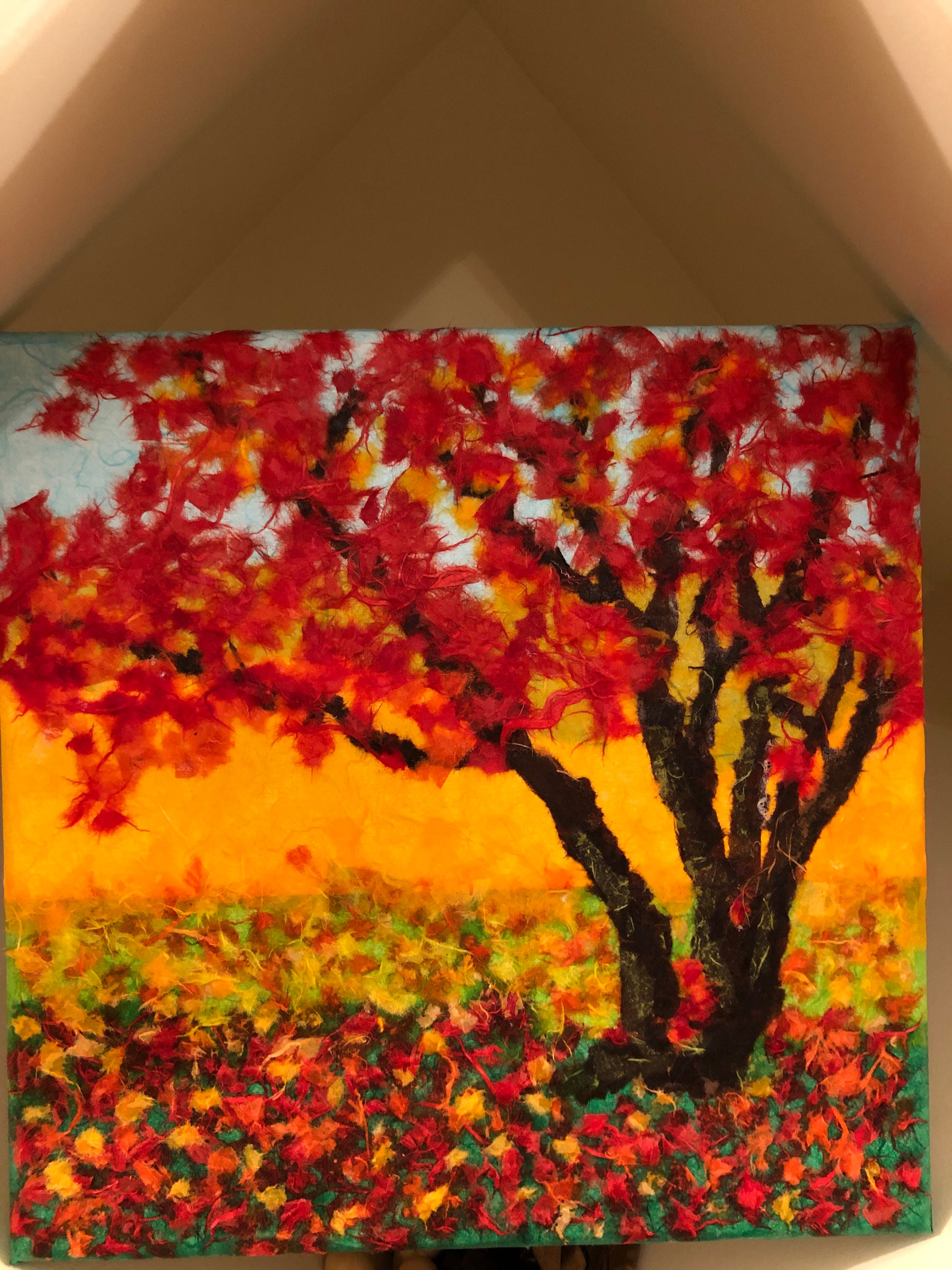 Original Rice Paper Artwork Created on Canvas by Jane Yang Etsy