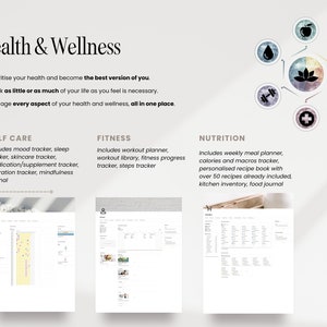 2024 Notion Leben und Ziele Planervorlage, 12-Wochen-Jahresplaner, All In One Notion Dashboard, 3-Monatsziele, ADHD Notion Dashboard Bild 7