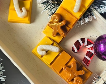 HOLLY JOLLY 2025 Bars Weihnachtsduftwachs | Handgegossene Sojawachs Duftmelts | Winterduft Weihnachten | Geschenkidee | WolfravenScents