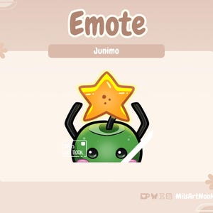 Junimo Star | Stardew Valley Emote Premade for Twitch and Discord | Cute Stream Assets, Digital Download