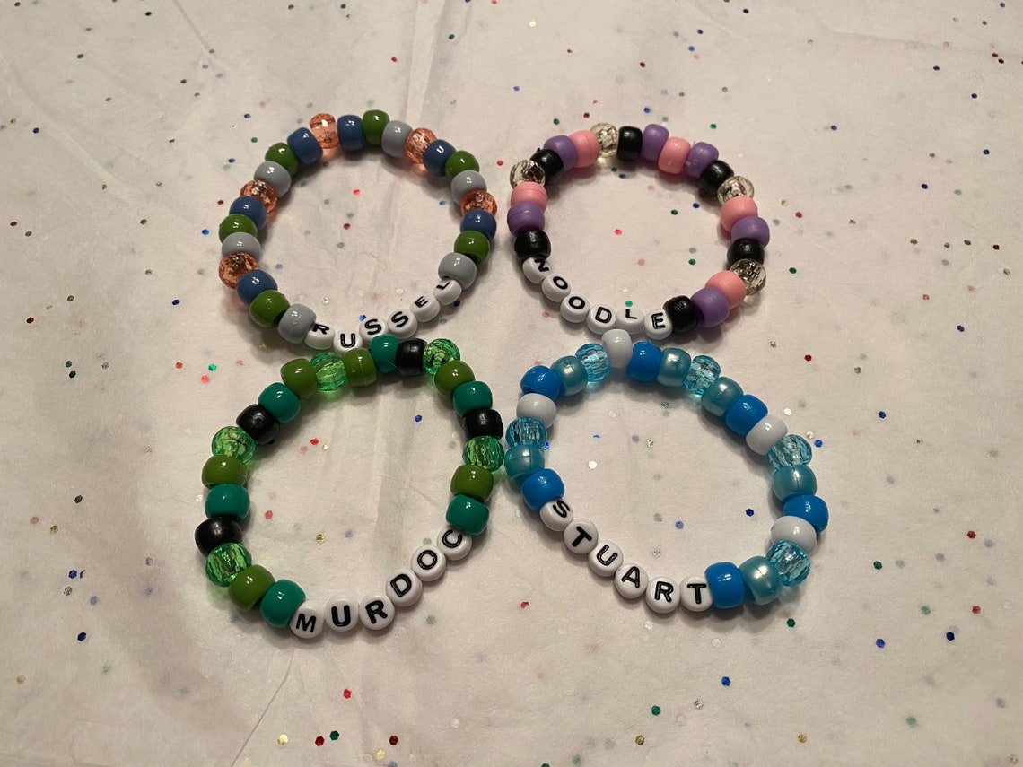 Gorillaz kandi bracelets Etsy