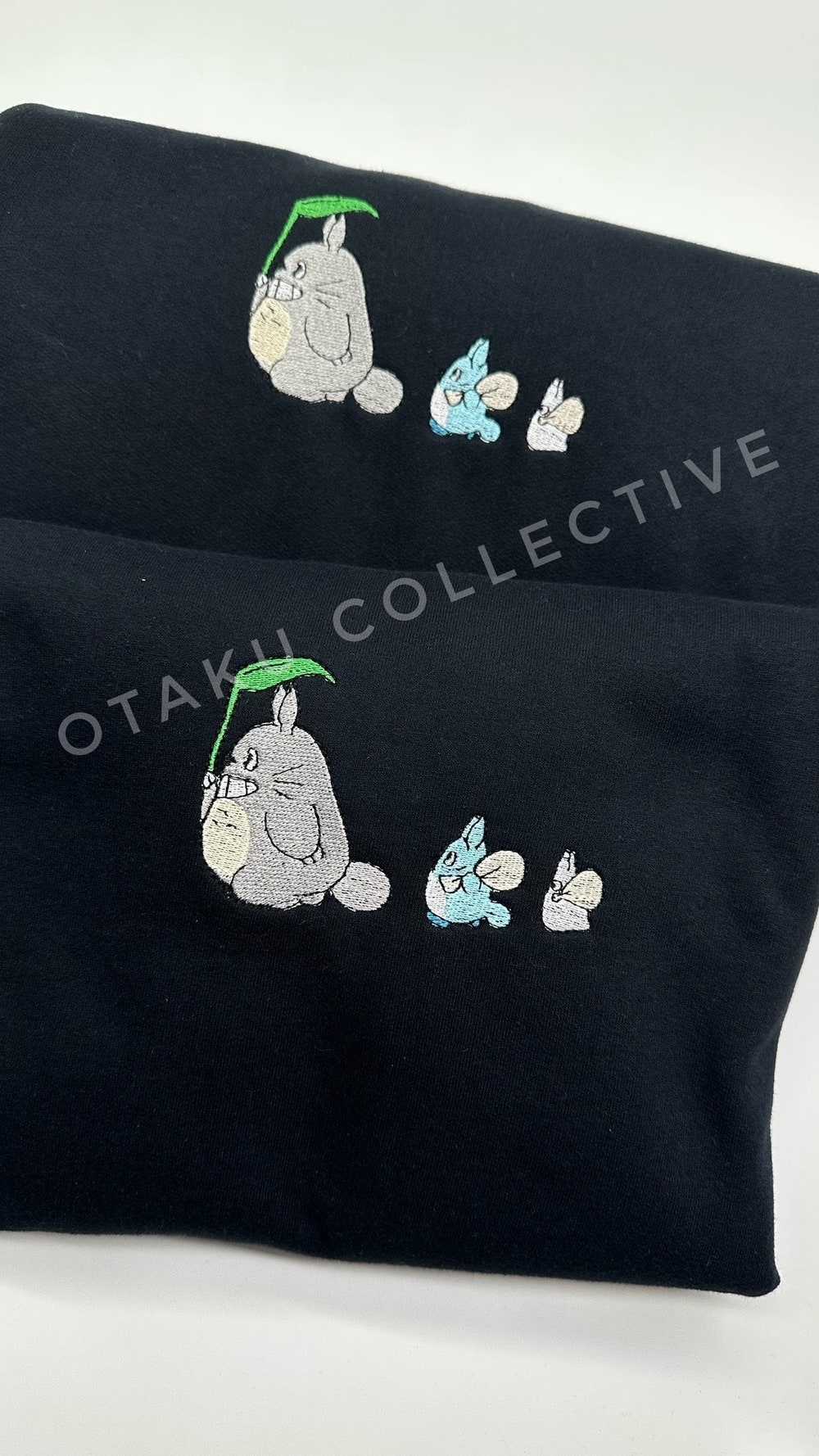 Embroidered Anime Sweater | Totoro Hoodie | Anime Inspired | Anime Clothing I Anime Shirt I Anime Inspired Shirt Design I Subtle Anime Shirt