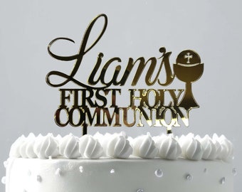 Personalised First Communion Cake Topper