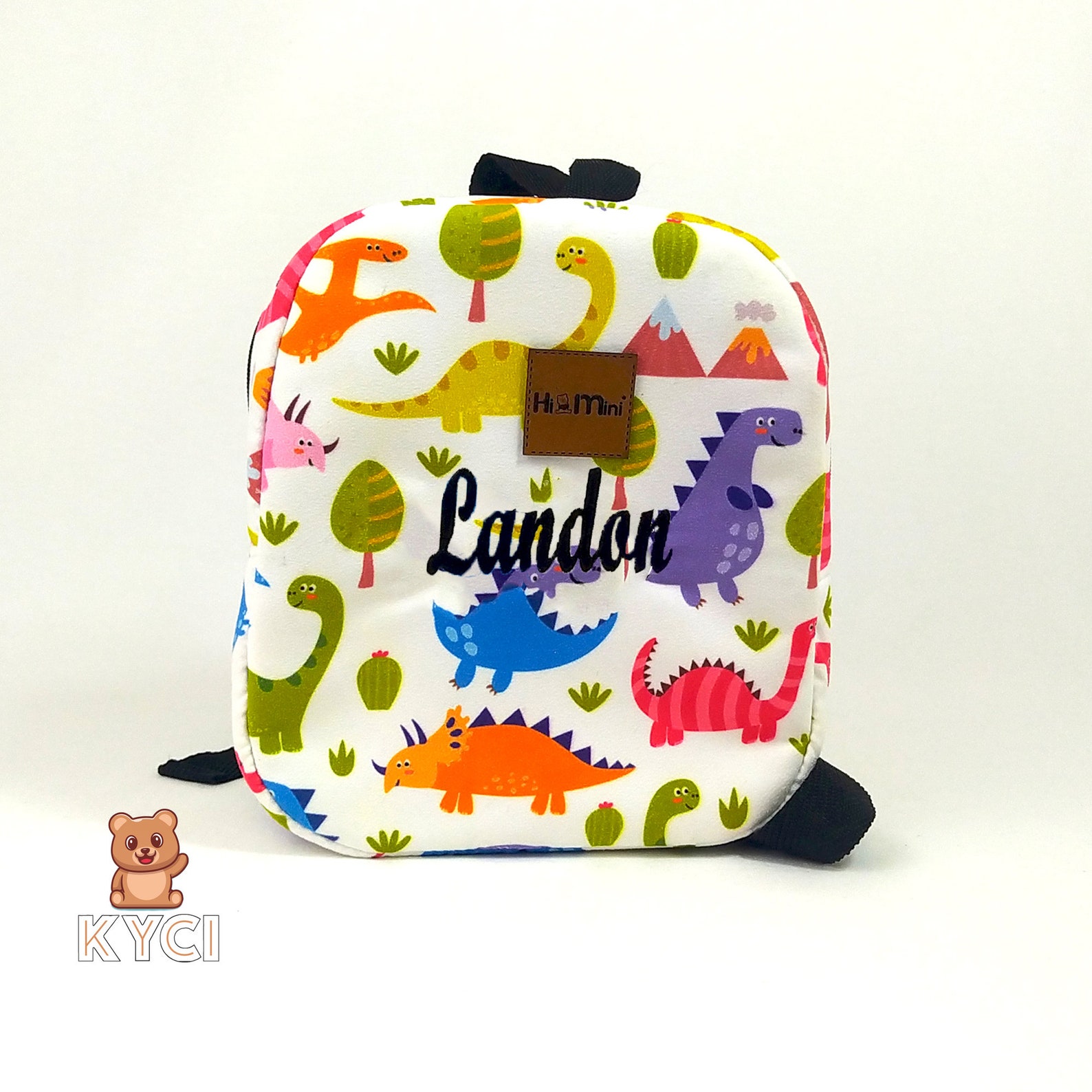 Dinosaur Backpack for Toddler Personalized Kids Backpack Boy Etsy