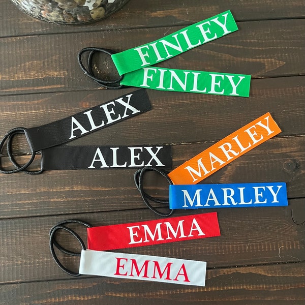 Pom Pom Name Tags Cheer or Dance - Set of 2