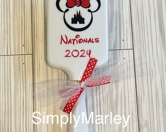 Brosse à cheveux personnalisée pour les championnats du monde de danse 2024 | Cadeau d'équipe