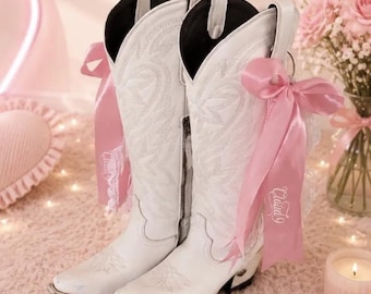 Pink Boot Bows Country Concert