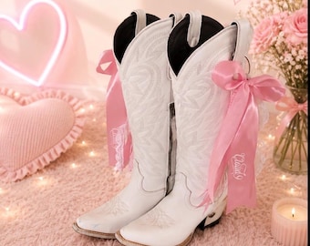 Megan Inspired Cloud 9 Tour Boot Bows