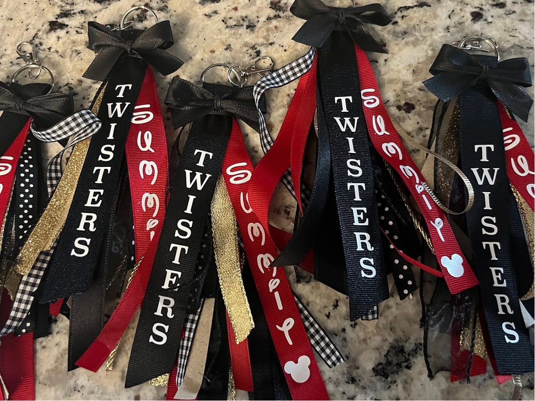 Custome Ribbon Zipper Pull Name Tags, Cheer Bag, Sports Bag