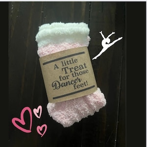 Dancer Socks Cute Gifts for Dancers, EXTRA SOFT, Dancing Gifts, Ballet gift, Holiday Gift, Dance Team Gifts