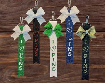 Pin Me Ribbon, Cheerleader Gifts, Bookbag Accessories Pin Me Ribbon, Cheerleader Gifts, Bookbag Accessories