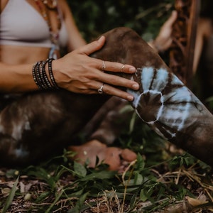 Nature's Threads Yoga Leggings hand dyed hand made leggings