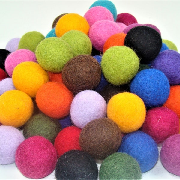 Felted Wool Cat Balls Toy Etsy