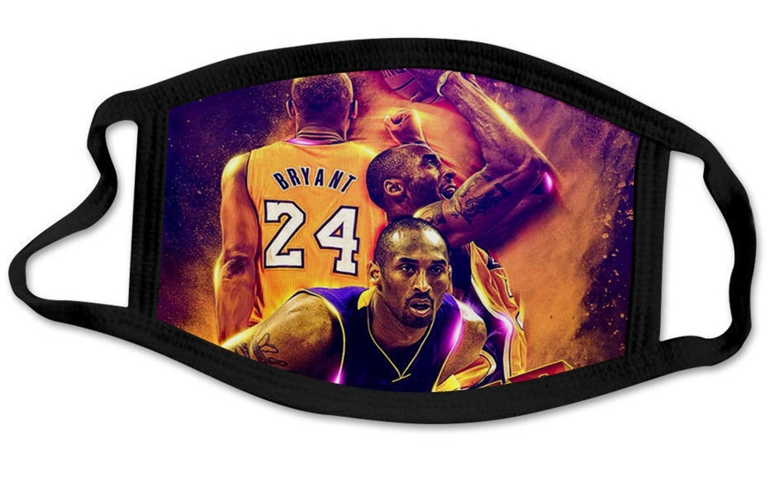CUSTOM Kobe Bryant Face Masks Etsy