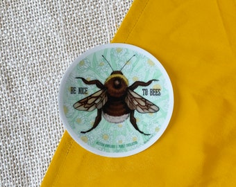 Be Nice to Bees | Vinyl Sticker