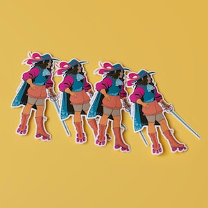 Roller Derby Pirate | Vinyl Sticker