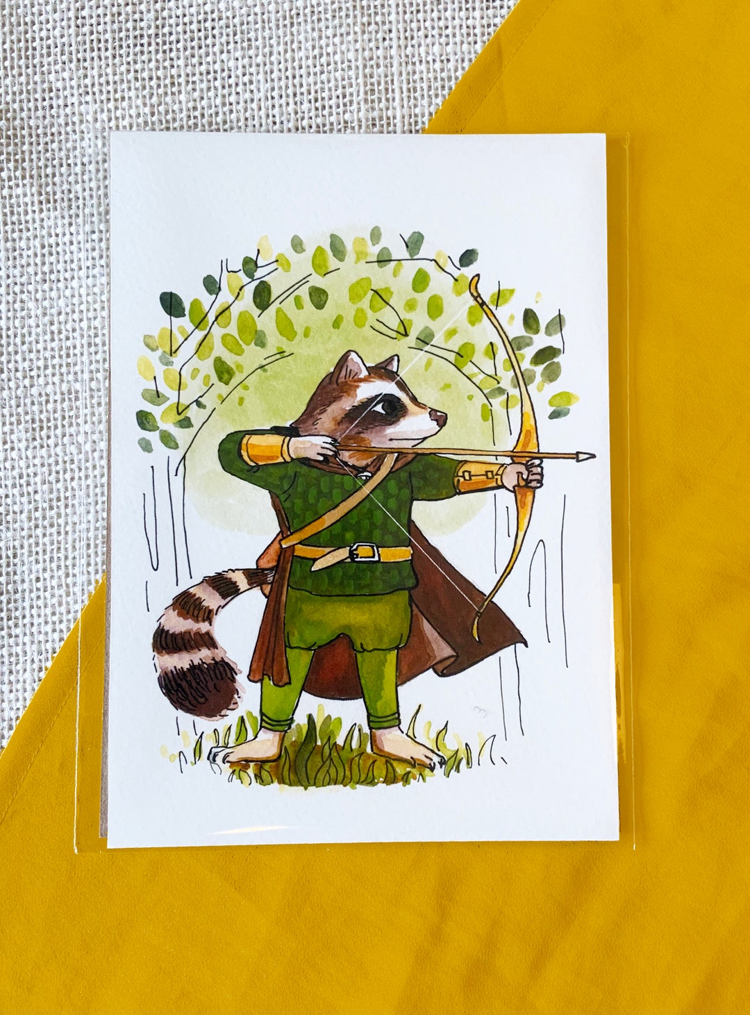 Racoon Ranger | Art Print - Etsy