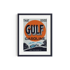 Gulf That Good Limited Edition, stampato su carta d'arte opaca naturale, regalo, illustrazioni, poster, stampa locandina, compleanno.