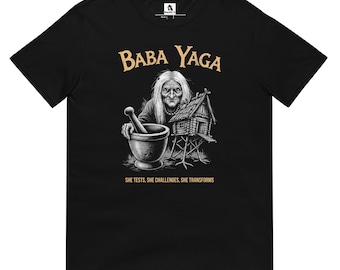 Baba Yaga T-Shirt: Slavic Witch Folklore Tee - Rascality 13