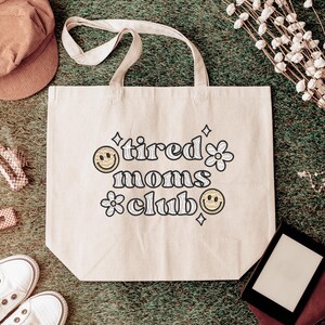 Tired Moms Club Embroidery Design, Trendy, Machine Embroidery, Spring, Digital Download, Mother's Day image 3