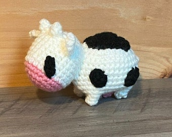 Stardew Valley Cow Crochet Pattern, Stardew Valley Cow Stuffed Animal Pattern