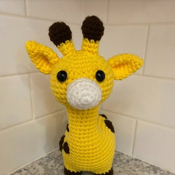 Amigurumi Crochet Giraffe Pattern, Giraffe Stuffed Animal Pattern