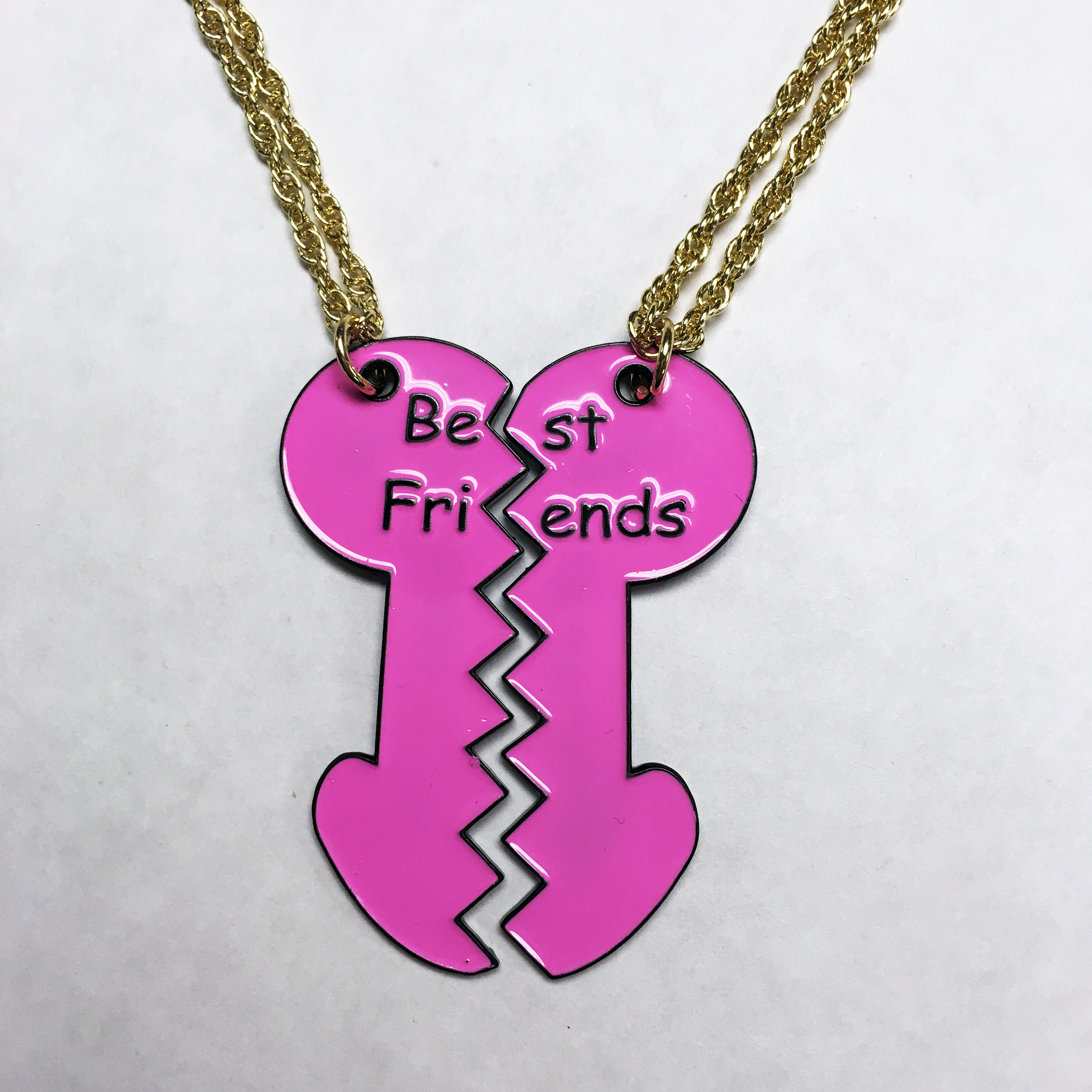 The 'Best Friends' Dicklace Necklace -  Ship A Dick  ShipADick.com 100% Anonymous Mail Prank Gift