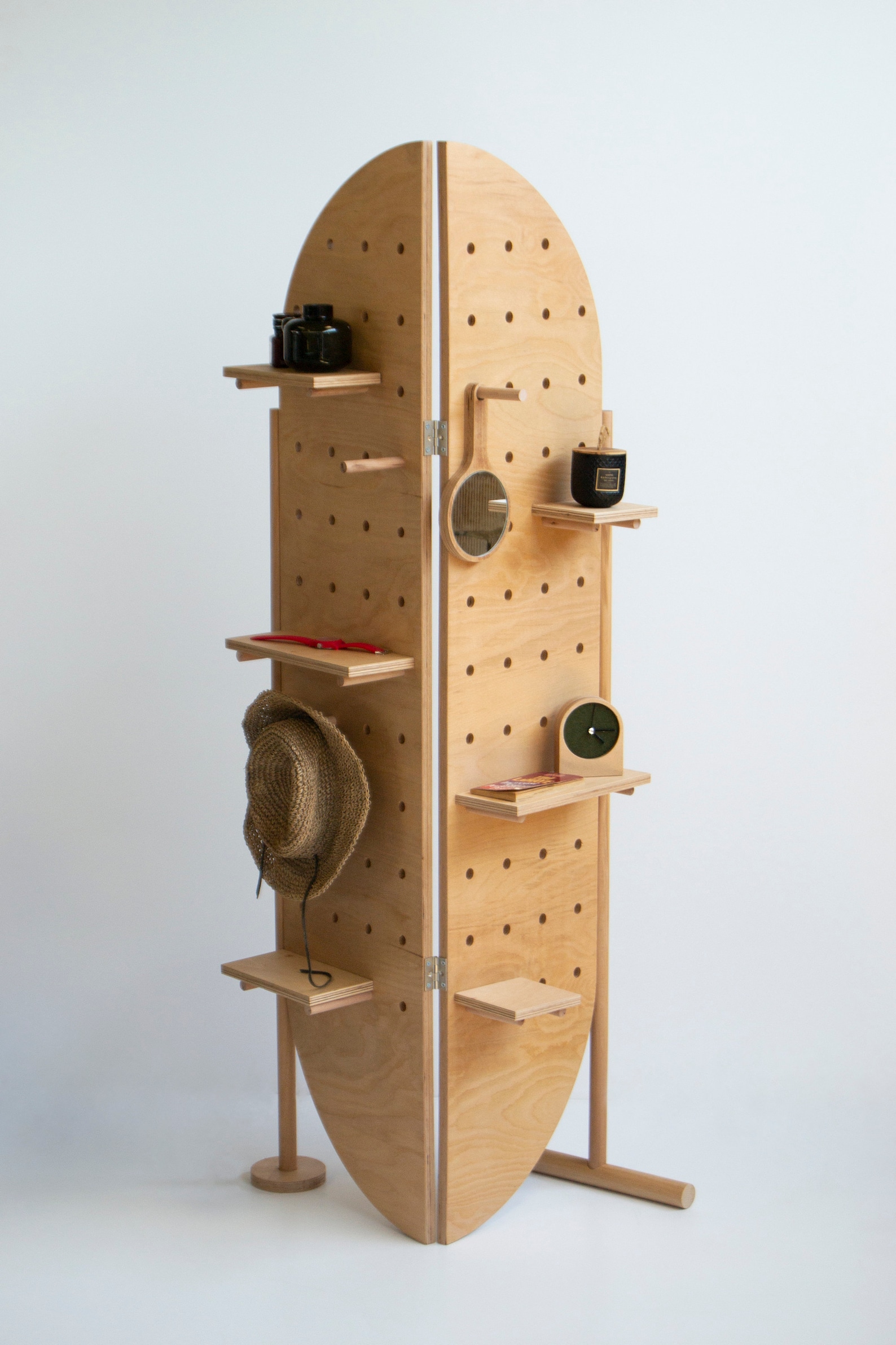 Free Standing Pegboard Pegboard Display Display Stand Room Etsy Canada