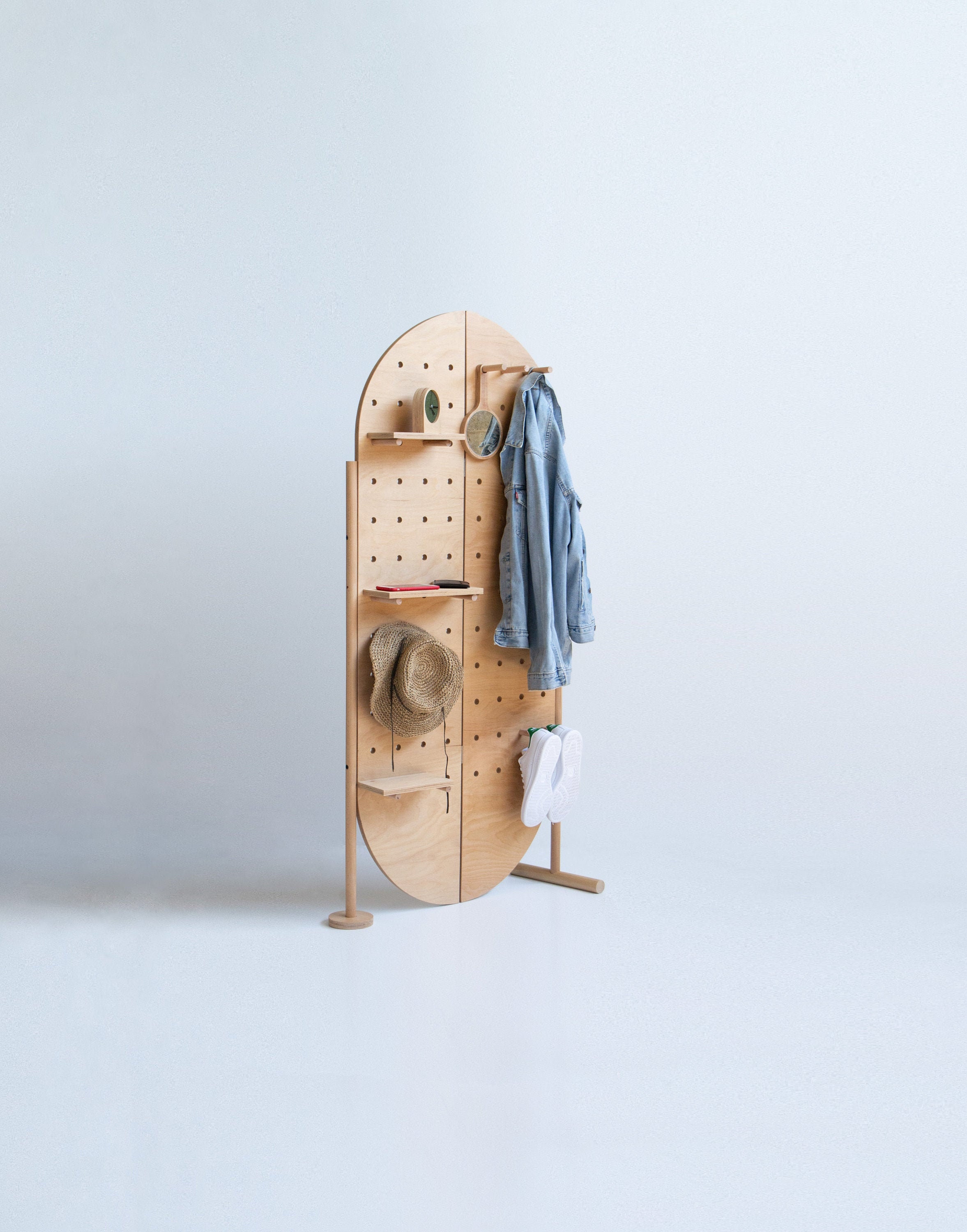 Free Standing Pegboard Plywood Pegboard Foldable Pegboard Etsy