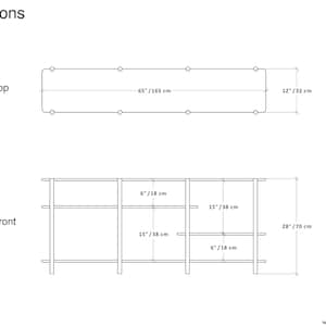 Low Shelving Unit Low Bookshelf 4 Colors Vinly Record Storage Bookshelves Tv Stand Minimalist Shelving Sideboard image 9