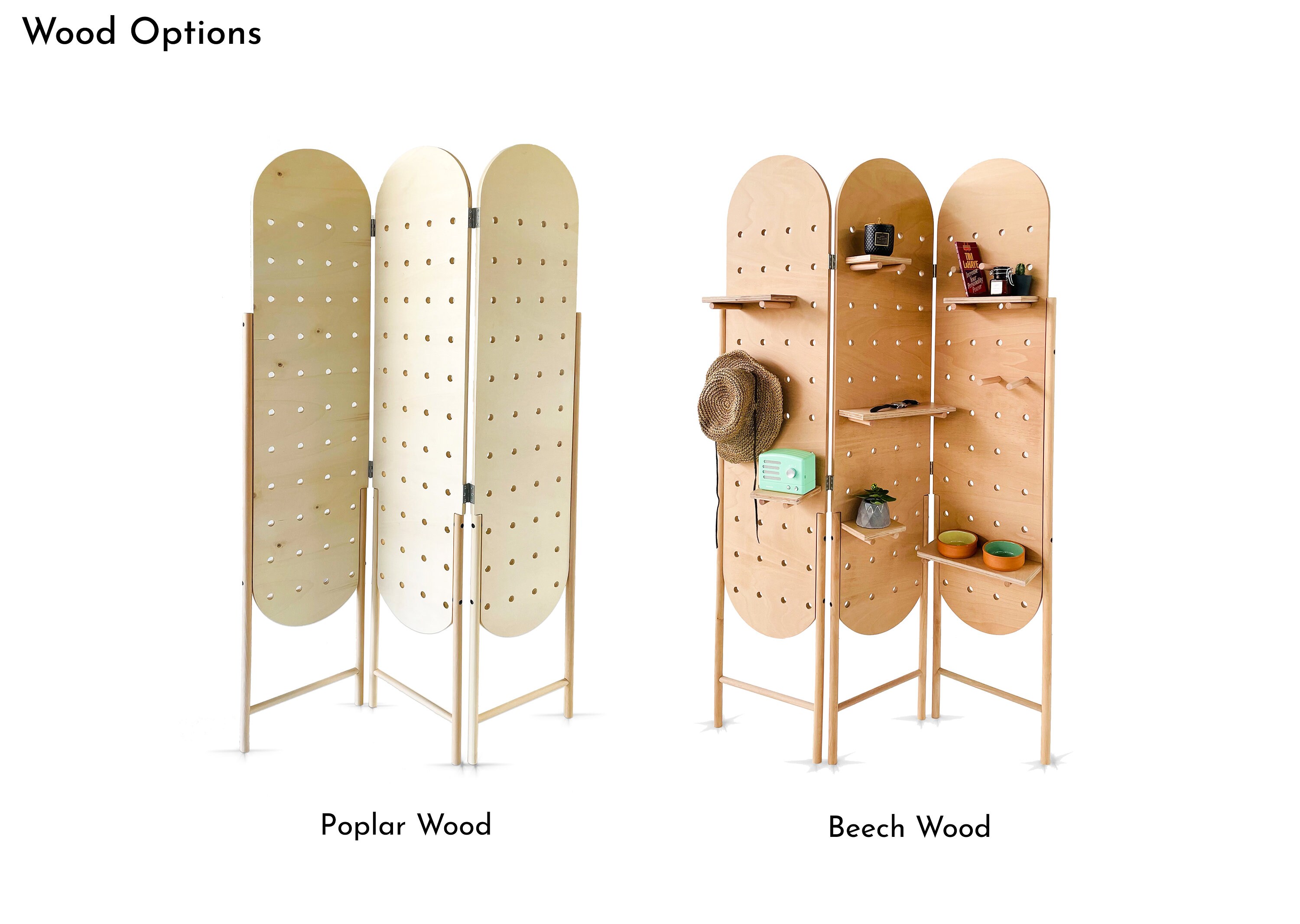 Free Standing Pegboard Display Stand Display Plywood Etsy UK