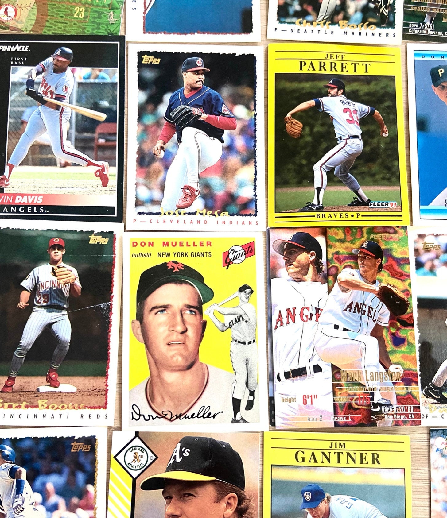 Mystery Pack of Assorted Vintage Baseball Cards Vintage Etsy