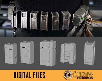 Star Wars Inspired Belt Boxes - 3D Print Files