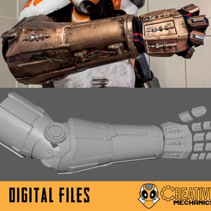 Mech Droid Arm - 3D Print Files - Star Wars Inspired Cosplay