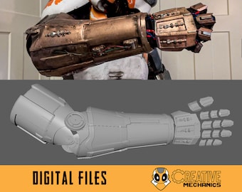 Mech Droid Arm - 3D Print Files - Star Wars Inspired Cosplay