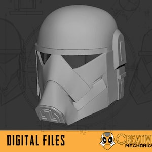 Casque concept chasseur de primes - Fichiers imprimables 3D
