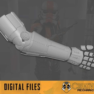 Droid Arm - 3D Druck Dateien - Star Wars inspirierte Cosplay
