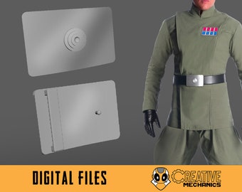 Imperial Officer Belt Buckle - 501st ACCURATE - 3D Printable Files - Star Wars Inspired