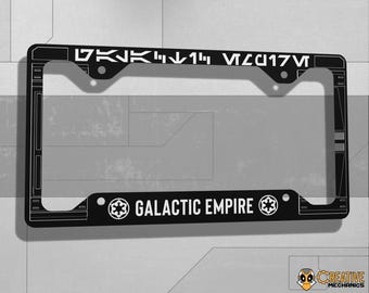 Galactic Empire - Metal License Plate cover