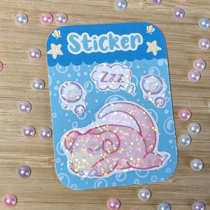Pegatina de vinilo de Slowpoke pokemon
