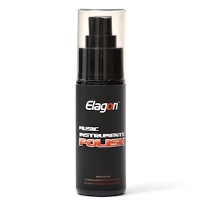 Elagon Guitar Polish: Instrument Cleaner, Luster Enhancer (60 ml/2 oz)